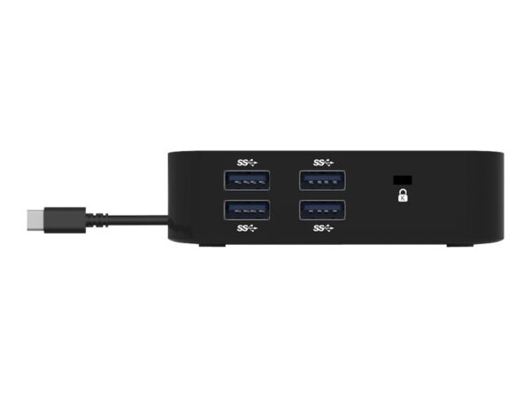 PORT DESIGNS USB Type C Travel Docking Station 2x4K Dual video display up to 4K 2x Display Port Charges laptops up to 85W