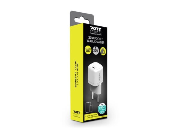 PORT DESIGNS Wall Charger Type-C Micro PD 20W EU BULK
