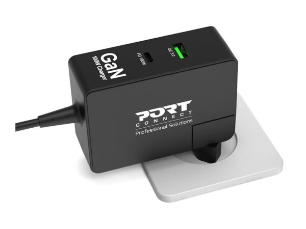 PORT DESIGNS Wall Charger Type C Pd 100W Gan – Universal Travel Plug