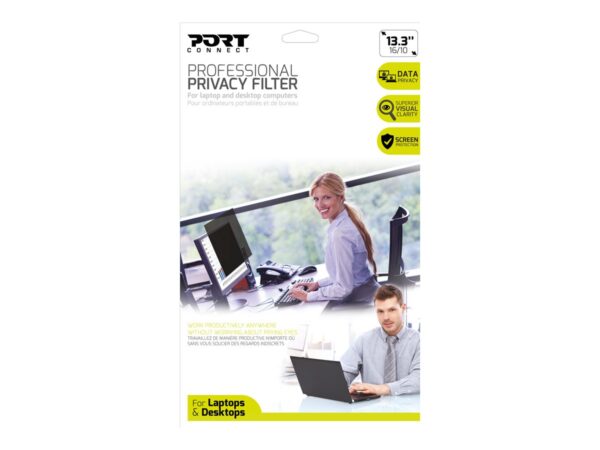 PORT Privacy Screen protector 2D for 13,3 pcs