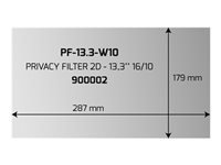 PORT Privacy Screen protector 2D for 13,3 pcs