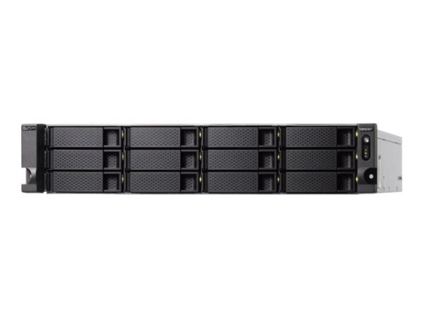 QNAP 12+6 Bay 2U NAS Intel Xeon D-1622 4cores/8threads 3.2GHz processor 32Go ECC DDR4 6×2.5p 12×3.5p SATA