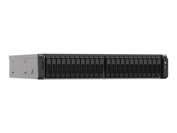 QNAP 24-Bay All-Flash NAS AMD EPYC 7302P 4xNVMe Gen3 256Go RDIMM ECCC DDR4 RAM 2×2.5GbE LAN 4x25Go