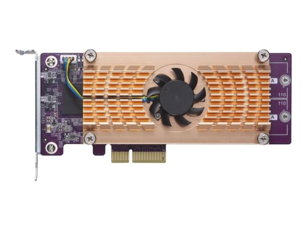 QNAP Dual M.2 22110/2280 SATA SSD expansion card for TS-531P TS-531X TS-831X TS-1635 TS-x31XU TS-x53B TS-563 TVS-x63 TS-x63U x73