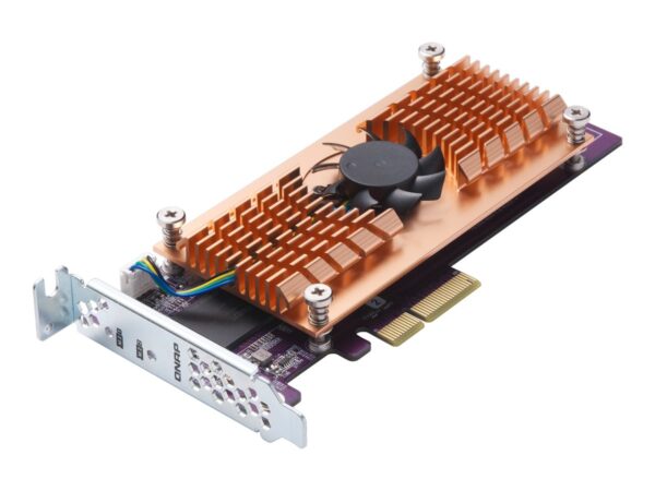 QNAP Dual M.2 22110/2280 SATA SSD expansion card for TS-531P TS-531X TS-831X TS-1635 TS-x31XU TS-x53B TS-563 TVS-x63 TS-x63U x73