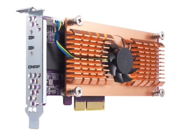 QNAP Dual M.2 22110/2280 SATA SSD expansion card for TS-531P TS-531X TS-831X TS-1635 TS-x31XU TS-x53B TS-563 TVS-x63 TS-x63U x73