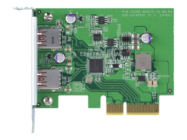QNAP Dual-port USB3.2 Gen 2 PCIe expansion card