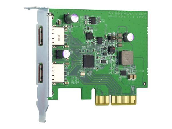 QNAP Dual-port USB3.2 Gen 2 PCIe expansion card