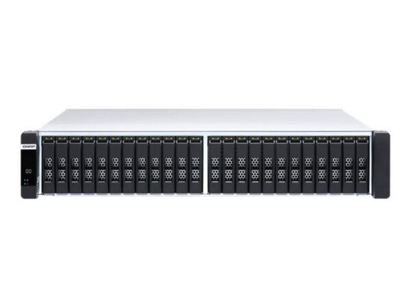 QNAP ES2486dc-2142IT-128G 24-Bay Enterprise ZFS NAS SAS 12G/6G Xeon D-2142IT 128Go RAM 7-LAN 4 SFP+ 3 RJ45 for Each Controller