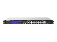 QNAP QGD-1602P-C3558-8G 8x 2.5GbE PoE ports 8x 1GbE PoE ports 2x SFP+ 10GbE 500W total power comsumption