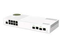 QNAP QSW-M2108-2C 8 port 2.5Gbps 2 port 10Gbps SFP+/ NBASE-T Combo web managed switch