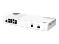 QNAP QSW-M2108-2S 8 port 2.5Gbps 2 port 10Gbps SFP+ web managed switch