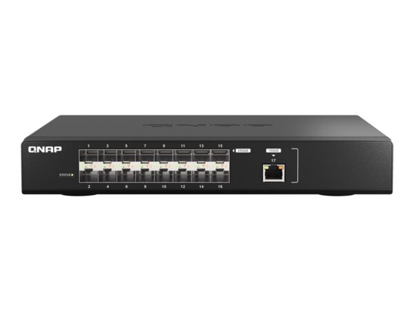 QNAP QSW-M5216-1T 4Go DDR3 1 ports 10GbE RJ45 16 ports 25GbE SFP28