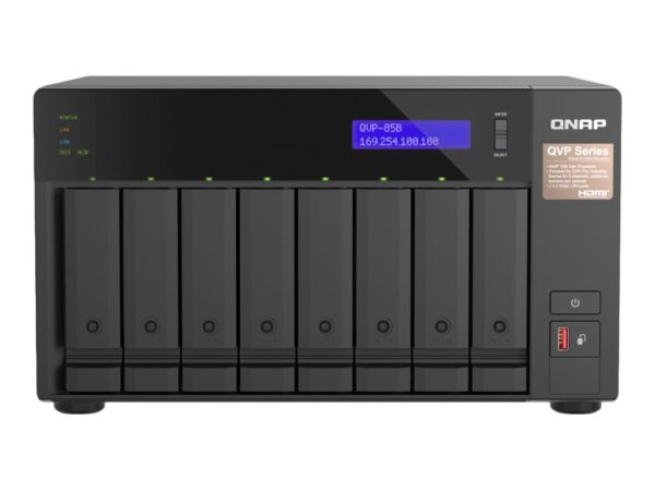 QNAP QVP-63B Surveillance NAS Intel Core i3-12100 4-core/8-thread Processor