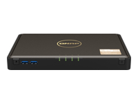 QNAP TBS-464-8G Intel Celeron N5105/N5095 quad-core 1.5GHz processor burst up to 2.9GHz 8Go DDR4 RAM