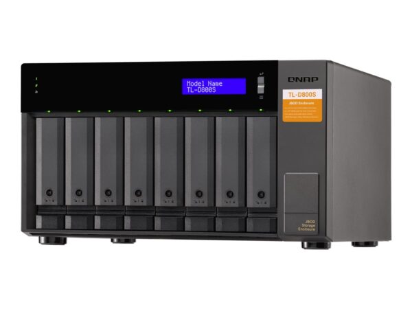 QNAP TL-D800S 8-bay desktop SATA JBOD expansion unit