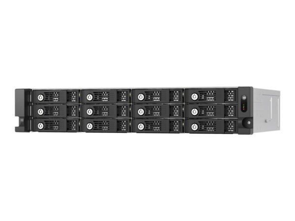 QNAP TL-R1200PES-RP 12-bay 2U rackmount PCIe interface SATA JBOD expansion enclosure 2.5/3.5p