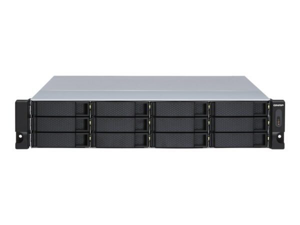 QNAP TL-R1200S-RP 12-bay 2U rackmount SATA JBOD expansion unit redundant PSU