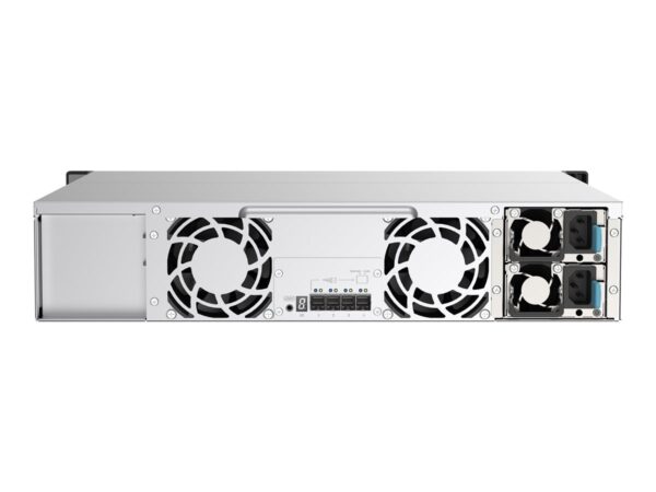 QNAP TL-R1220SEP-RP 12-bay 2U rackmount SAS 12Gbps JBOD expansion enclosure with SAS expander 12Gbps & SAS/SATA 6Gbps drives