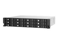 QNAP TL-R1220SEP-RP 12-bay 2U rackmount SAS 12Gbps JBOD expansion enclosure with SAS expander 12Gbps & SAS/SATA 6Gbps drives