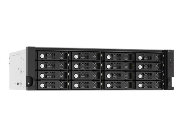 QNAP TL-R1620SEP-RP 16-bay 3U rackmount SAS 12Gbps JBOD expansion enclosure with SAS expander 12Gbps & SAS/SATA 6Gbps drives