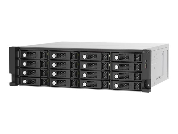 QNAP TL-R1620SEP-RP 16-bay 3U rackmount SAS 12Gbps JBOD expansion enclosure with SAS expander 12Gbps & SAS/SATA 6Gbps drives