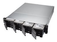 QNAP TS-1283XU-RP-E2124-8G 12-Bay NAS E-2124 8Go DDR4 12×2.5p/3.5p SATA HDD/SSD 4 GigaLan 2x10GbE SFP