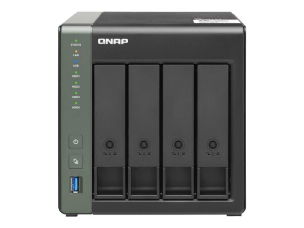 QNAP TS-431X3-4G 4-Bay NAS AL314 4Go DDR3L SODIMM RAM SATA 6Gb/s 1x 10GbE SFP+ LAN 1×2.5GbE + 1xGbE LAN