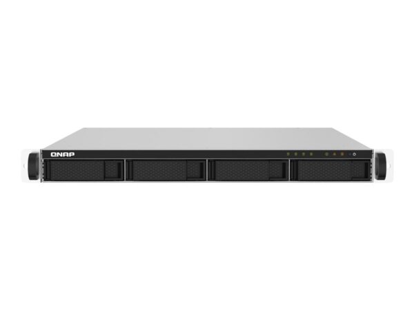 QNAP TS-432PXU-RP-2G 4-Bay rackmount NAS AL324 2Go DDR4 UDIMM RAM SATA 6Gb/s 2x 10GbE SFP+ 2x 2.5GbE 1x PCIe Gen2 x2 slot 250W