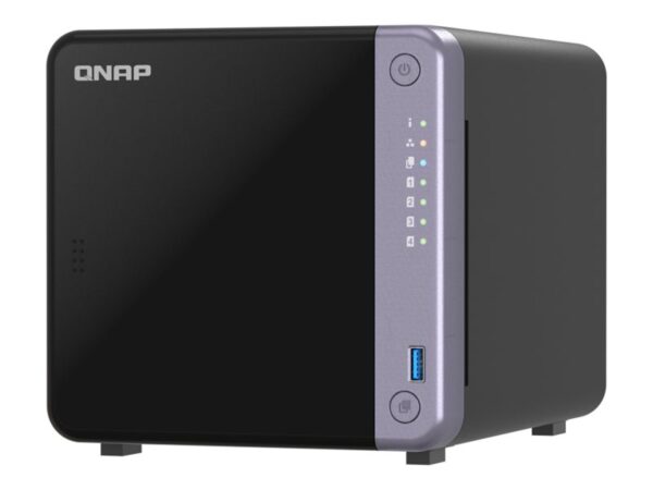 QNAP TS-432X-4G 4-bay NAS AL524 2.0GHz Quad Core 4Go DDR4 SODIMM Max. 16Go 10GbE SFP+