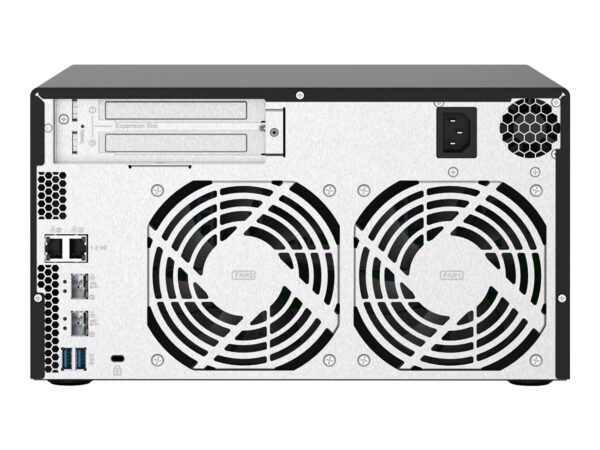 QNAP TS-832PX-4G 8-bay NAS server AL324 1.7GHz Quad Core 4Go DDR4 SODIMM Max. 16Go 2x10GbE SFP+ LAN + 2×2.5GbE