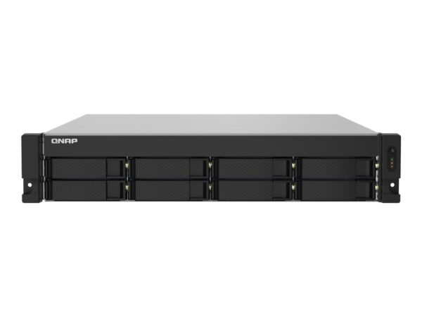 QNAP TS-832PXU-4G 8-Bay AL324 quad-core 1.7GHz rackmount NAS with 250W PSU 4Go DDR4 UDIMM RAM SATA 6Gb/s