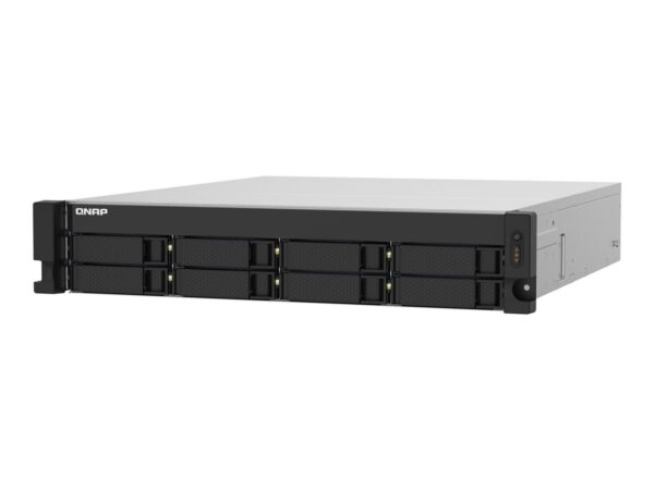 QNAP TS-832PXU-RP-4G 8-Bay rackmount NAS AL324 4Go DDR4 UDIMM RAM SATA 6Gb/s 2x 10GbE SFP+ 2x 2.5GbE 1x PCIe Gen2 x2 slot 250W