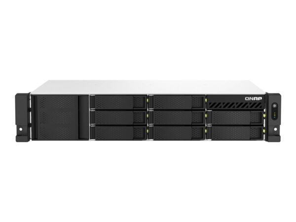 QNAP TS-864eU-RP-8G 2U 8-bay short depth 12inch rackmount NAS Intel Celeron N5095 quad-core 8Go onboard 8×3.5/2.5 SATA 2x300W r