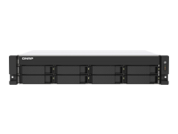 QNAP TS-873AeU-RP-4G 8-Bay AMD Ryzen V1000 V1500B 4C/8T 2.2GHz 8xSATA 6Gbps 2xM.2 2280 PCIe Gen3