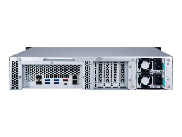 QNAP TS-877XU-RP-3600-8G 8-Bay NAS Ryzen 5 3600 8Go DDR4 8×2.5/3.5p SATA HDD/SSD 2xGbE LAN 2x10GbE SFP+ USB3.1/3.0 300W