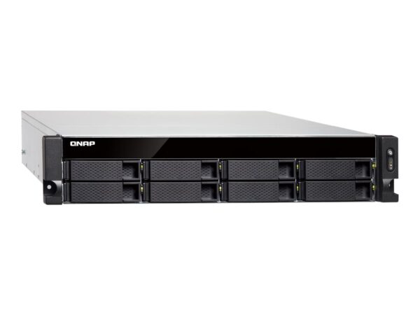 QNAP TS-877XU-RP-3600-8G 8-Bay NAS Ryzen 5 3600 8Go DDR4 8×2.5/3.5p SATA HDD/SSD 2xGbE LAN 2x10GbE SFP+ USB3.1/3.0 300W