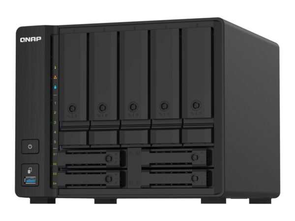 QNAP TS-932PX-4G 9-Bay NAS AL324 4Go DDR4 SODIMM 5×3.5p 4×2.5p drive slots 2x10GbE SFP+ LAN 2×2.5GbE LAN 3xUSB 3.2 Gen1