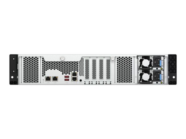 QNAP TS-h1277AXU-RP-R5-16G 2U 12-bay NAS AMD Ryzen 5 Pro 7645 6C/12T boost up to 5.1GHz 16Go DDR5 non-ECC RAM