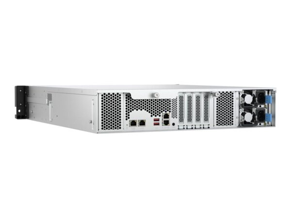 QNAP TS-h1277AXU-RP-R5-16G 2U 12-bay NAS AMD Ryzen 5 Pro 7645 6C/12T boost up to 5.1GHz 16Go DDR5 non-ECC RAM