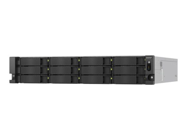 QNAP TS-h1277AXU-RP-R7-32G 2U 12-bay NAS AMD Ryzen 7 Pro 7745 8C/16T boost up to 5.3GHz 32Go DDR5 non-ECC RAM