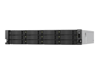 QNAP TS-h1277AXU-RP-R7-32G 2U 12-bay NAS AMD Ryzen 7 Pro 7745 8C/16T boost up to 5.3GHz 32Go DDR5 non-ECC RAM