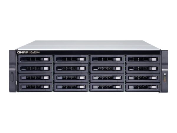 QNAP TS-h1677XU-RP-3700X-32G 16-bay QuTS hero NAS AMD Ryzen 7 3700X 8c 3.6GHz 32Go RAM 2xGbE 2x10GbE USB