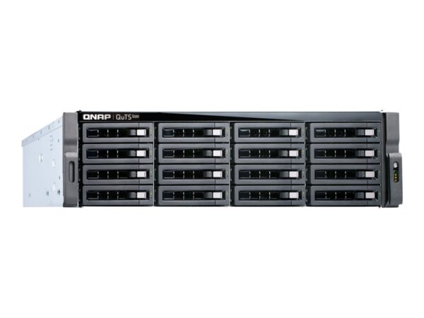 QNAP TS-h1677XU-RP-3700X-32G 16-bay QuTS hero NAS AMD Ryzen 7 3700X 8c 3.6GHz 32Go RAM 2xGbE 2x10GbE USB