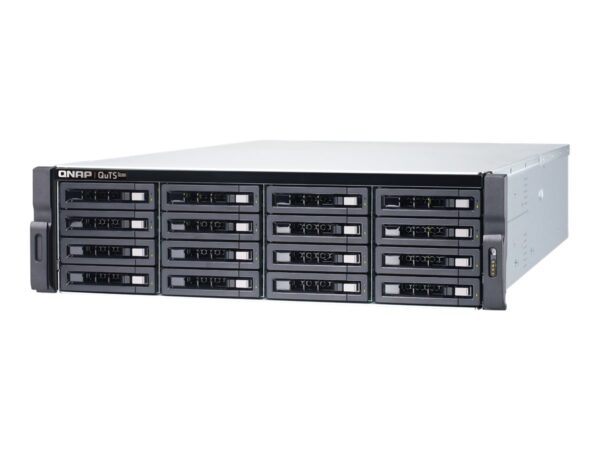 QNAP TS-h1677XU-RP-3700X-32G 16-bay QuTS hero NAS AMD Ryzen 7 3700X 8c 3.6GHz 32Go RAM 2xGbE 2x10GbE USB