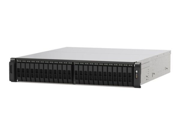 QNAP TS-h2490FU-7232P-64G 24-Bay all-flash NAS AMD EPYC 7232P NVMe Gen3x4 64Go RAM 2×2.5GbE LAN 2x25GbE SFP28