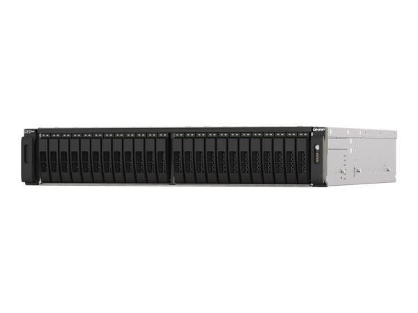 QNAP TS-h2490FU-7232P-64G 24-Bay all-flash NAS AMD EPYC 7232P NVMe Gen3x4 64Go RAM 2×2.5GbE LAN 2x25GbE SFP28