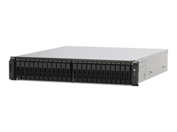 QNAP TS-h2490FU-7302P-128G 24-Bay all-flash NAS AMD EPYC 7302P NVMe Gen3x4 128Go RAM 2×2.5GbE LAN 4x25GbE SFP28
