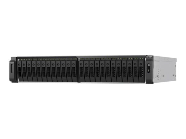 QNAP TS-h3077AFU-R5-32G 2U 30-bay NAS AMD Ryzen 5 Pro 7645 6C/12T boost up to 5.1GHz 32Go DDR5 non-ECC RAM
