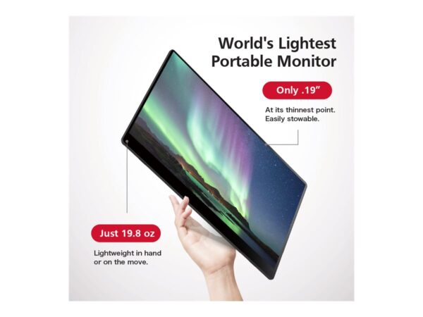 RICOH 15.6p 169 1920×1080 OLED 1ms 1000001 10-point Multi-Touch USB-C Powered Ultra-Lightweight Portable Monitor